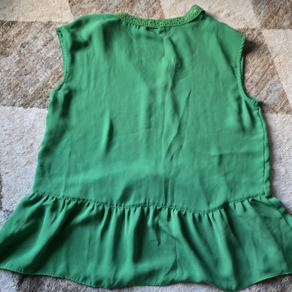 Max Studio Green Blouse - Picture 3 of 3